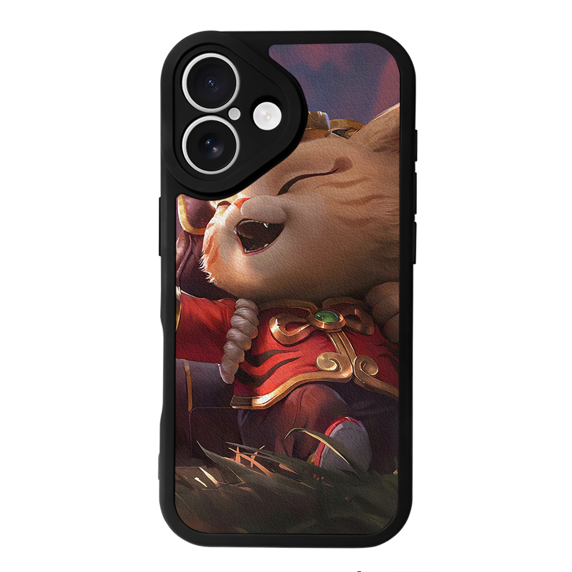 リーグ・オブ・レジェンド League of Legends LOL 【iPhone 16シリーズ対応】シリコンスマホケース（レザー調） 材質：シリコン